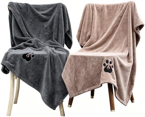 Dogvingpk Extra Large Dog Towels by Dogvingpk