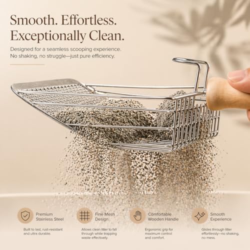 Premium Stainless Steel Cat Litter Scoop - Image 3