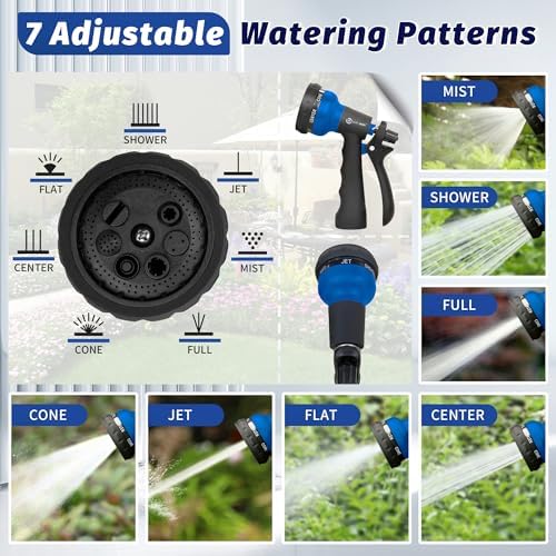 AUTOMAN-Garden-Hose-Nozzle, 2 Pack ABS Water Spray Nozzle - Image 2