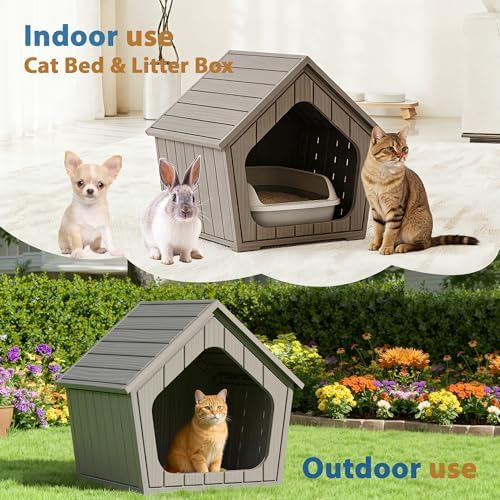 Cat Litter Box Enclosure Furniture, Hidden Litter Box - Image 4