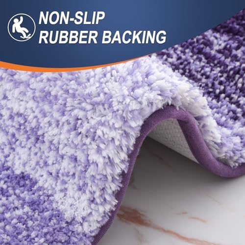OLANLY Bathroom Runner Rug 40x24, Extra Soft Absorbent Microfiber Bath Rugs - Image 5