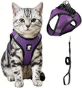 Heywean Cat Harness and Leash Escape Proof, Soft Breathable Mesh Kitty Walking by HeyweanPleaseFollowMeForMoreNews