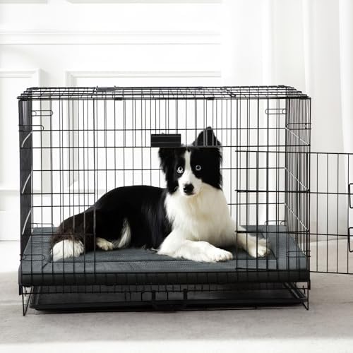 Dog Bed for Crate, Small Dog Crate Beds, Washable Pet Bed Mat Kennel Pad - Image 2