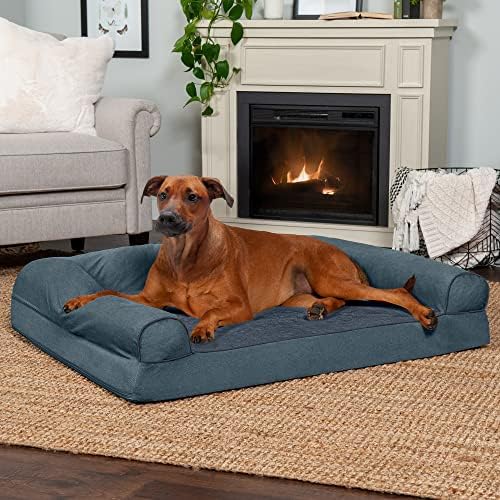 Furhaven Orthopedic Dog Bed for Large Dogs w/ Removable Bolsters & Washable - Image 3