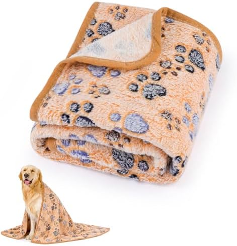 Dog Blankets for Medium Dogs, Premium Soft Dog Blankets for Small Dog by PEASUG
