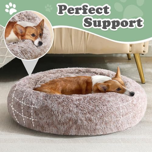JOLLYVOGUE Dog & Cat Bed, Calming Anti-Anxiety Pet Bed - Image 3