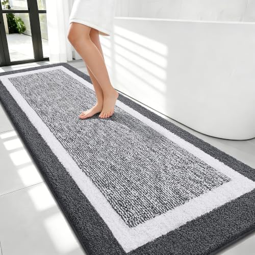 OLANLY Bathroom Runner Rugs 70x24, Long Bath Mats by OLANLY