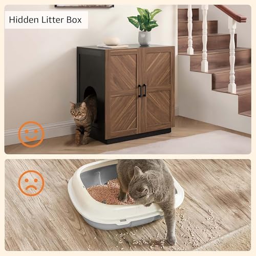 unipaws Tall Cat Litter Box Enclosure - Image 4