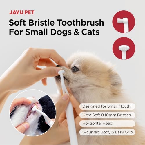 JAYU PET Dental Care Brush, Soft Bristles - Image 4