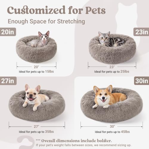 rabbitgoo Calming Cat Beds for Indoor Cats, 20 inches - Image 5