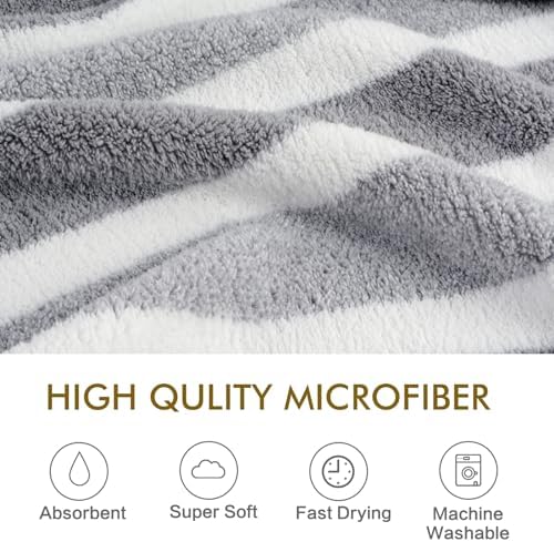 KinHwa Dog Towel Super Absorbent Pet Bath Towel Microfiber Dog Drying Towel - Image 3