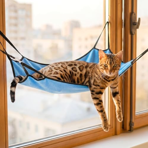 2 Pcs Cat Hammocks, Soft Hammock - Image 7