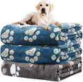 Rezutan Blanket for Large Dogs & Cats Soft Reversible Cute Paw 40"x31" by Rezutan