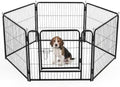 DUMOS Dog Playpen 24 Inch 6 Panels Indoor Outdoor Metal Pet Fence by DumosLifestyle