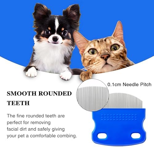 6 Pack Flea Lice Comb, dog eye comb, Flea and Tick Combs - Image 3