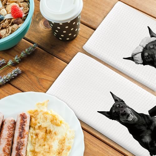 Dog Kitchen Towels Decor Set of 2 - Image 4
