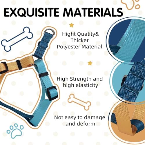 XS Dog Harness, Adjustable Step-in Design, Heavy Duty, Easy Walk, - Image 5