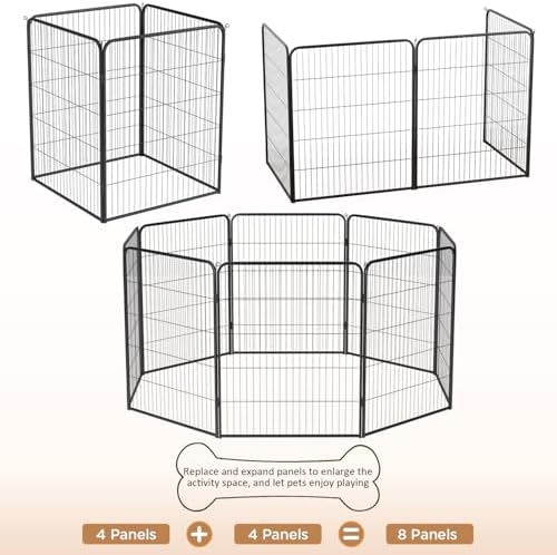 BestPet | Dog Playpen Extender | 40", 4 Panels | Expandable Design - Image 4