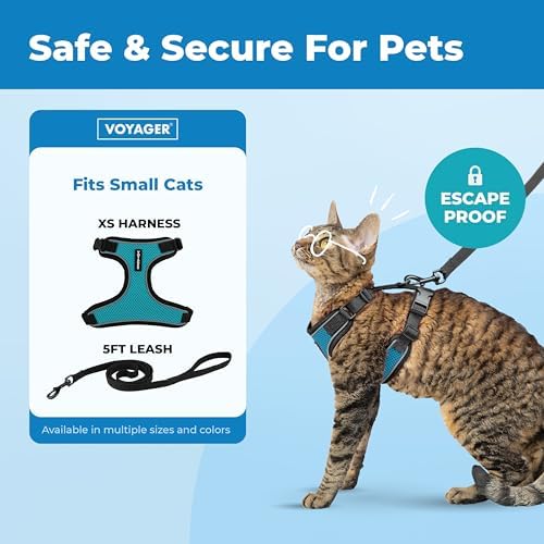 Voyager Escape-Proof Step-in Cat Harness & Leash - Image 2