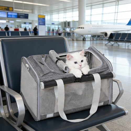 Pet Carrier Bag for Cats & Small Dogs, Airline Approved Travel Cat Carrier - Image 6