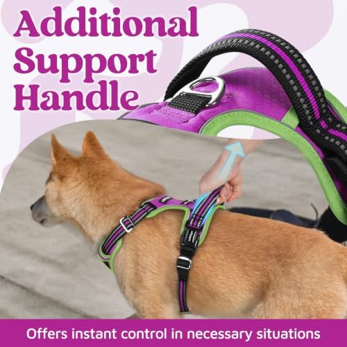 rabbitgoo Dog Harness for Large, No Pull 3 Buckles Easy On & Off - Image 4
