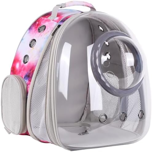 Cat Carrier Backpack Galaxy Front Expandable Large Cat Backpack Bubble by Pimoka