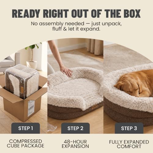 Miorun Fluffy Orthopedic Dog Beds Large Sized Dog - Image 6