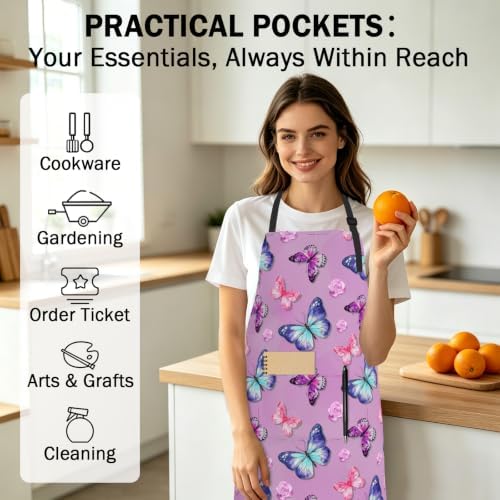 Art Apron with Pocket for Women Men - Image 6
