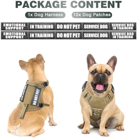 WINSEE Tactical Dog Harness, No Pull Dog Harness - Image 2