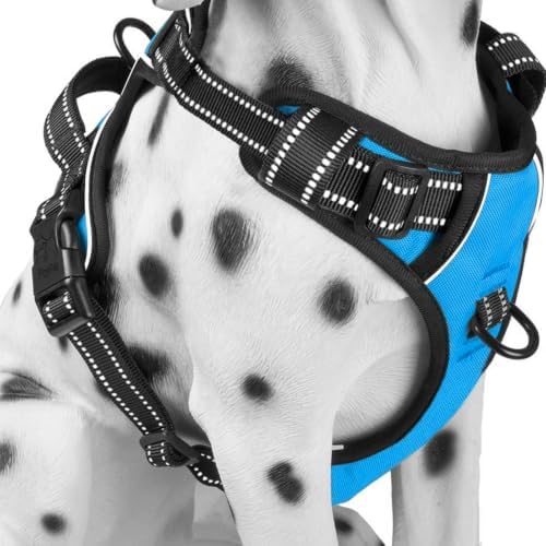 PoyPet No Pull Dog Harness Medium, Reflective Vest by PoyPet