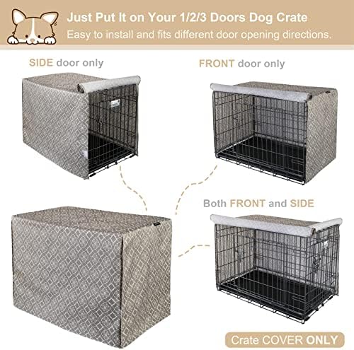 Explore Land Pattern Dog Crate Cover, 36 Inches - Image 5