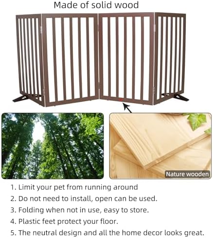 ZJSF Freestanding Indoor Dog Gate - Image 6