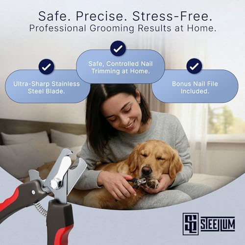 PRO Dog Nail Clippers for Large Dogs w/Giant Breeds Thick Nails - Image 4