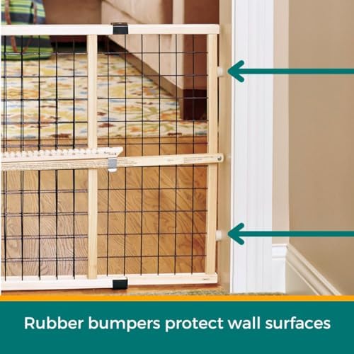 MYPET Wire Mesh Dog Gate: 26.5"-42" Wide Pressure Mounted - Image 6
