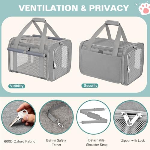 Soft Cat Carrier for Anxious Pets - Image 2