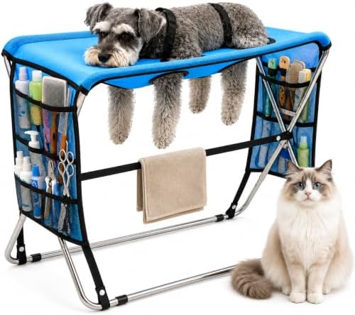 Pet Grooming Hammock with Stand by Unknown