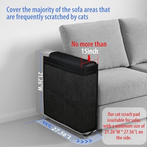 Oroonoko Cat Scratch Couch Protector, Couch Protector from Cat Claws - Image 3