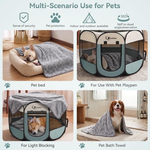 Sieidihit Dog Cat Playpen Tent Crate Cage - Image 3