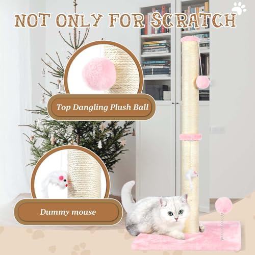 ANWA 32" Tall Sisal Cat Scratching Posts Tree - Image 4