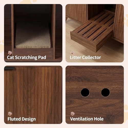 Double Cat Litter Box Enclosure - Image 4