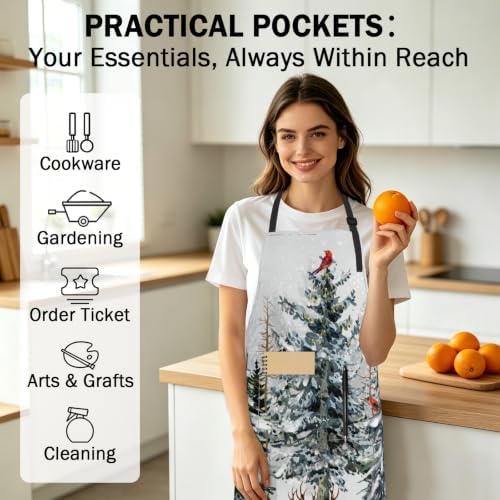 Giwawa Apron Unisex Resistant 33 x 28 inches - Image 6