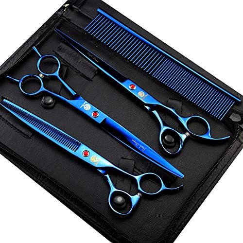 Purple Dragon 8 inch Dog Grooming Scissors Set by PurpleDragon