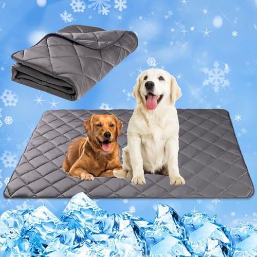 Paw Legend Dog Cooling Mat for Dogs 22" x 28", Pet Cooling Pad Blanket for Dogs by PawLegend