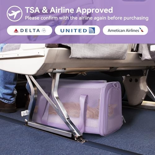 PETSFIT Cat Carrier Soft with Patented Safety Buckles, Safe - Image 6