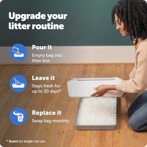 PetSafe ScoopFree Premium Crystal Litter, Fragrance Free, 4.3Lb Bag, 2 Pack - Image 4