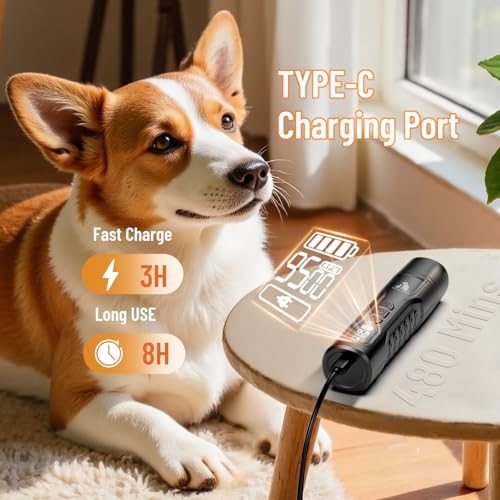 Electric Dog Nail Grinder: Upgraded 5-Speed Quiet Dog Nail Trimmer-Safe - Image 6