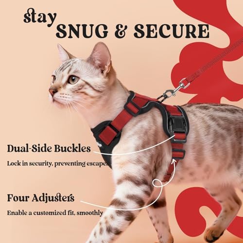 rabbitgoo Cat Harness and Leash Set, Escape Proof Vest - Image 6