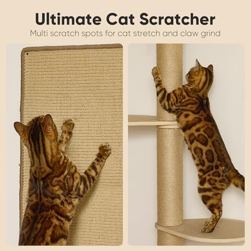 FUKUMARU Cat Wall Shelves, 4 in 1 Set - Image 4