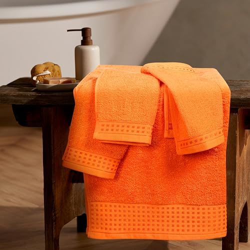 GLAMBURG Ultra Soft 3 Pack Cotton Towel Set, Contains a Bath Towel 28x55 inch - Image 3