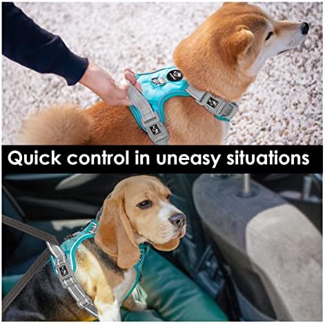 PHOEPET No Pull Dog Harness, Unique Colors Reflective Adjustable Dog Vest - Image 5